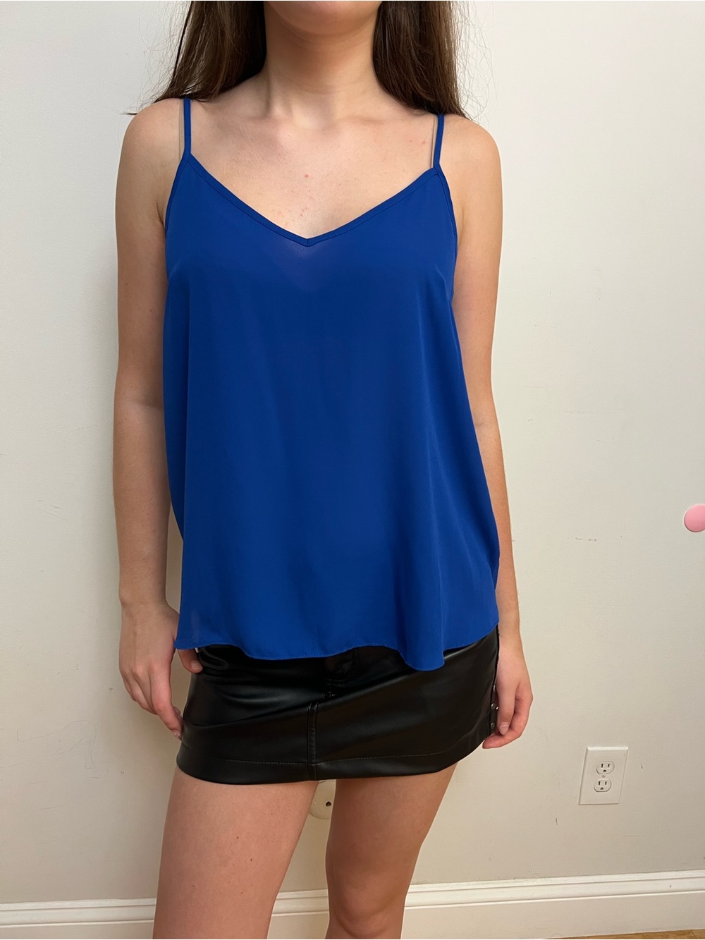 Atmosphere Cobalt Blue Chiffon Cami Top (UK 10 / US 6)
